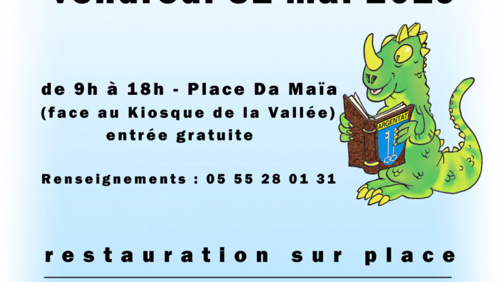 Vendredi 31 mai 2019. – 1er Salon du livre d'Argentat (Corrèze)