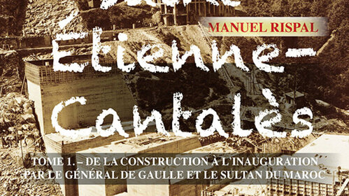 Mardi 16 novembre 2021. Maurs (Cantal). Conférence de Manuel Rispal sur la construction du barrage de Saint-Etienne-Cantalès