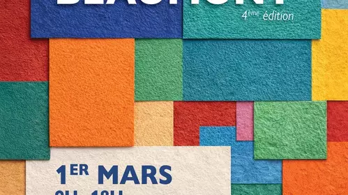 Affiche du 4e salon du livre de Beaumont (63)